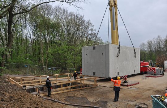 Inbetriebnahme Pumpwerk Weldergoven